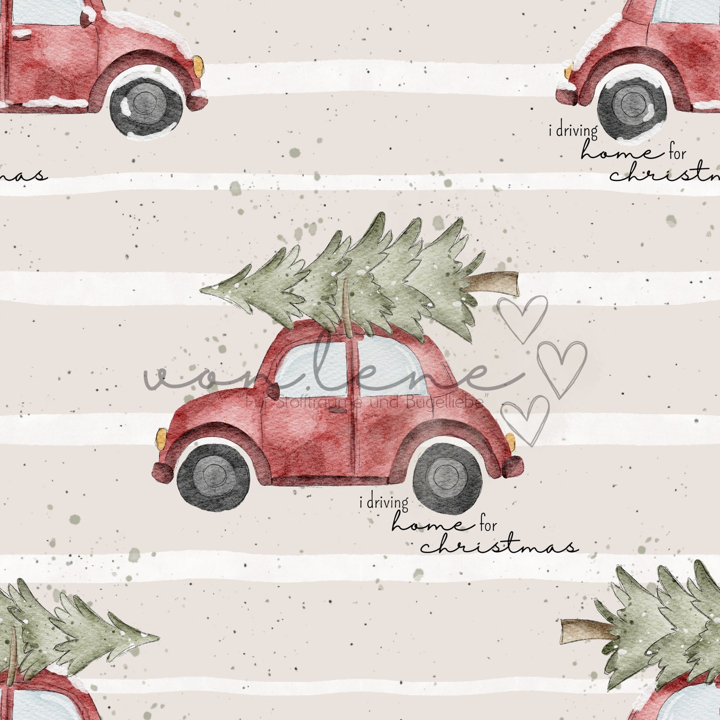 Weihnachtsauto Design Digital