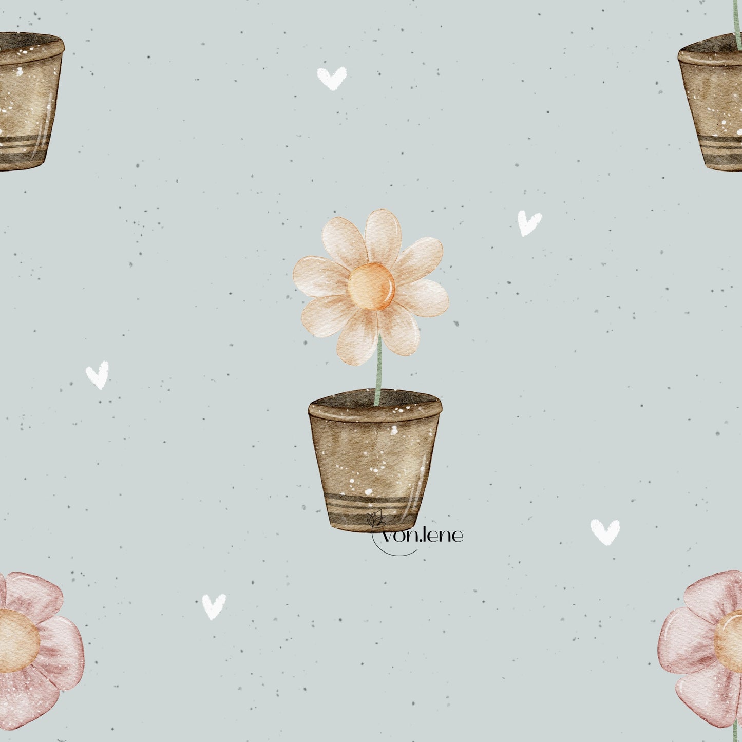 Blume im Topf