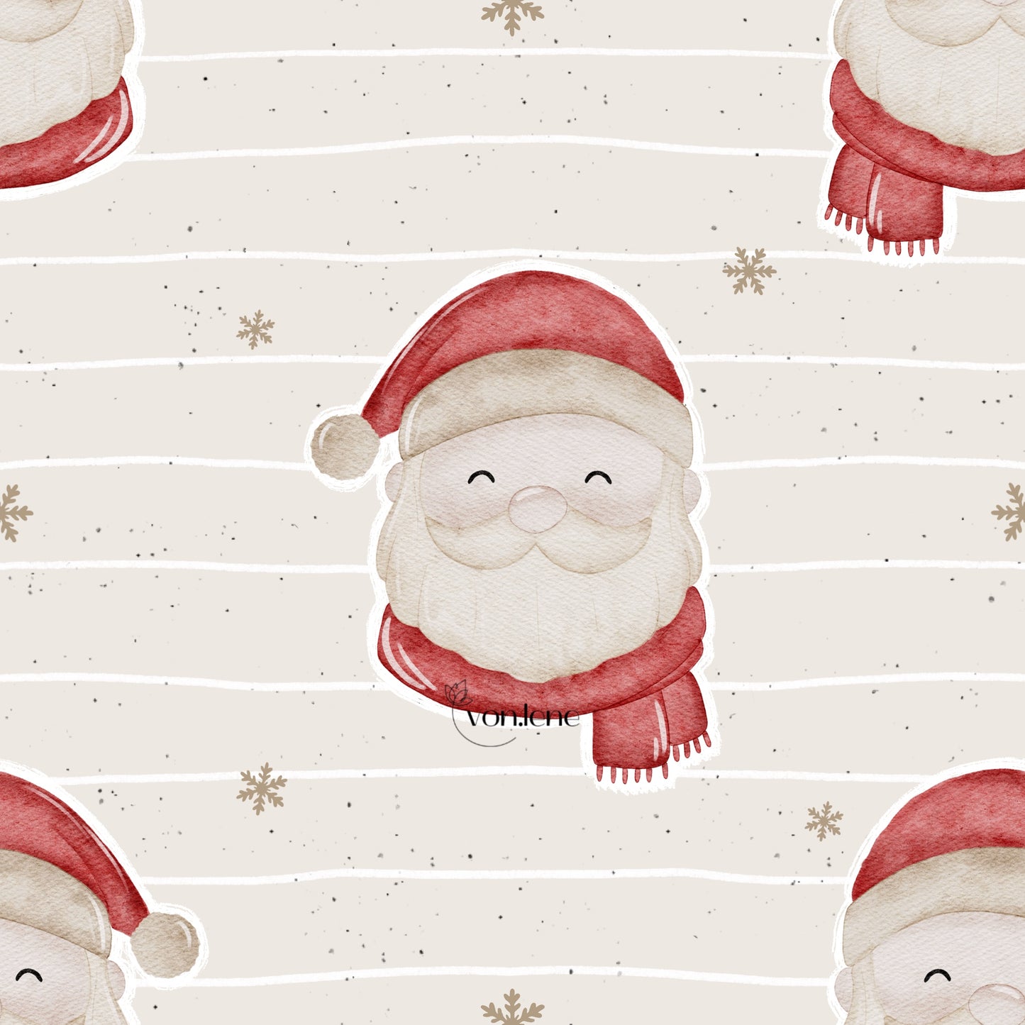 Weihnachtsmann Design Digital