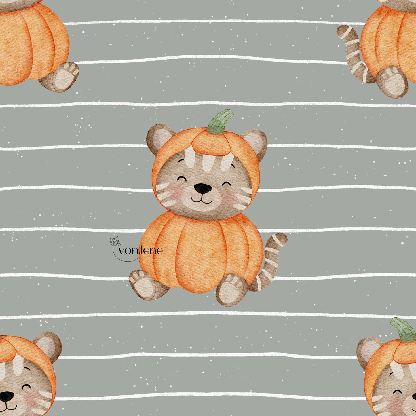 Kürbistiger Design Digital