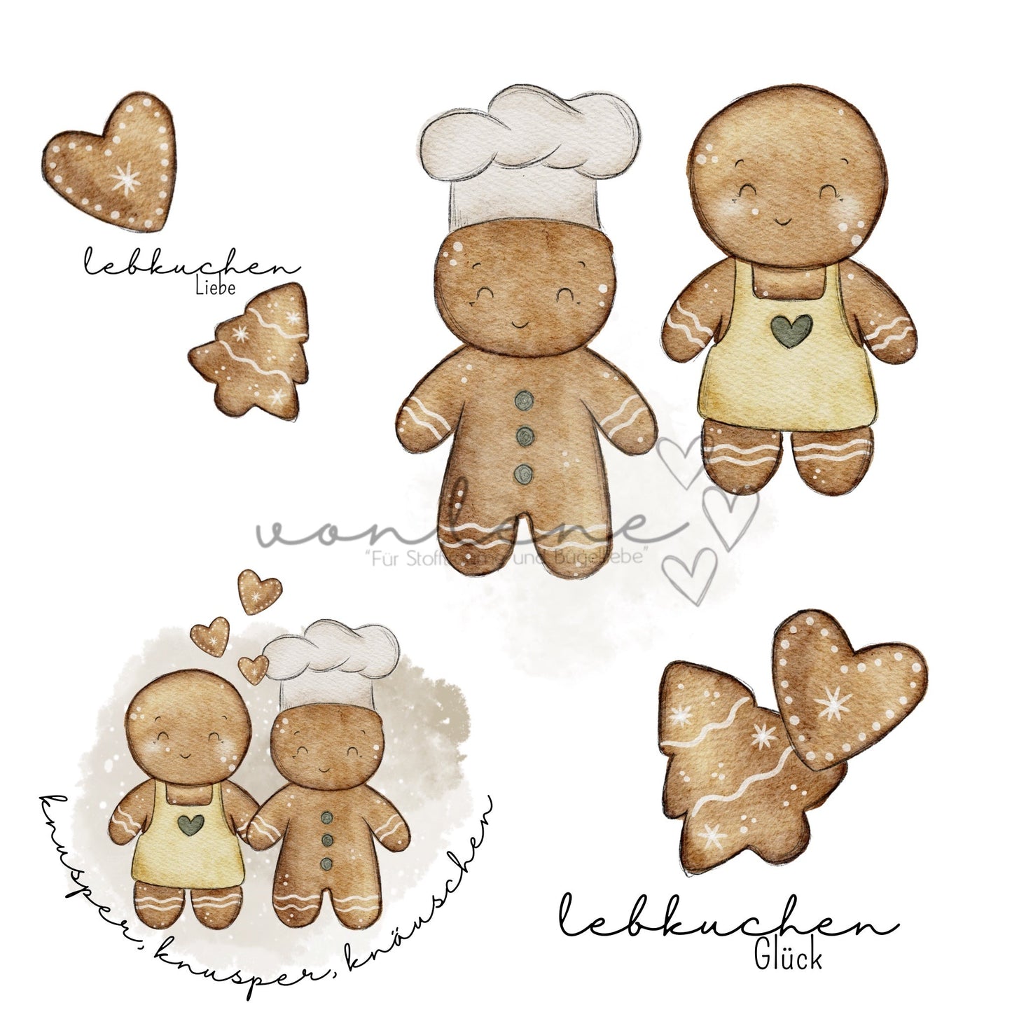 Lebkuchen digitales Design