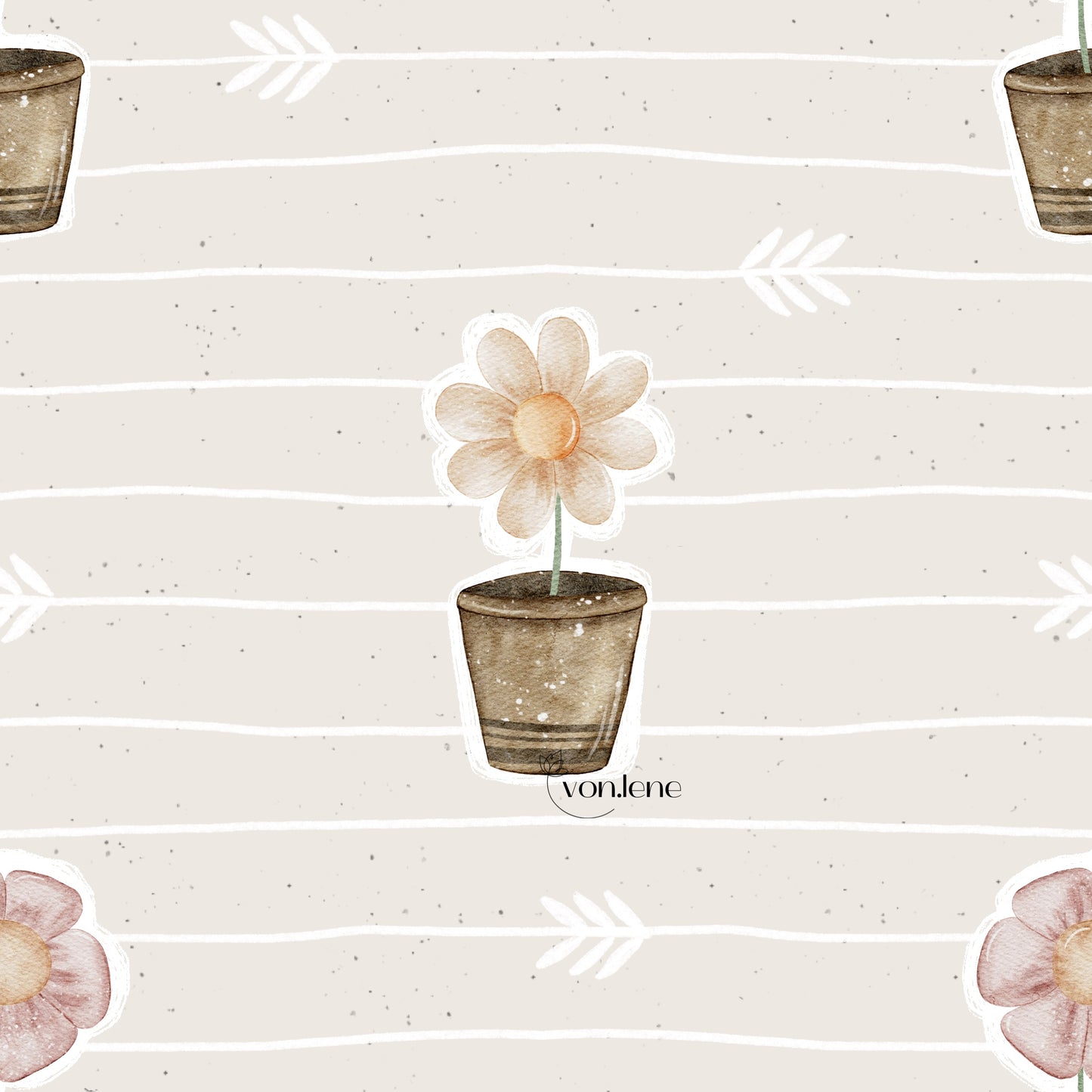 Blume im Topf