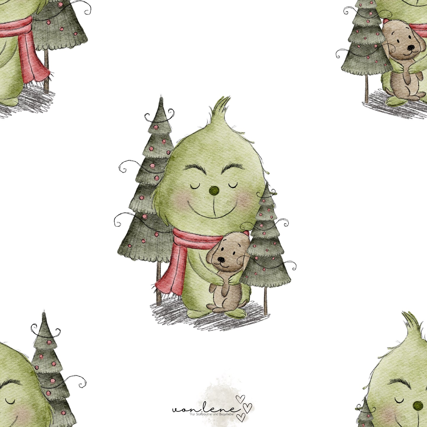 Weihnachtsscheu Design Digital