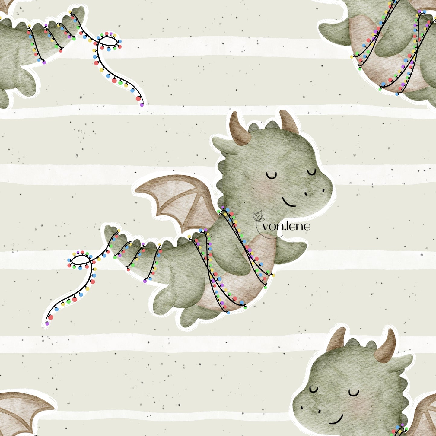 Weihnachtsdrache Design Digital