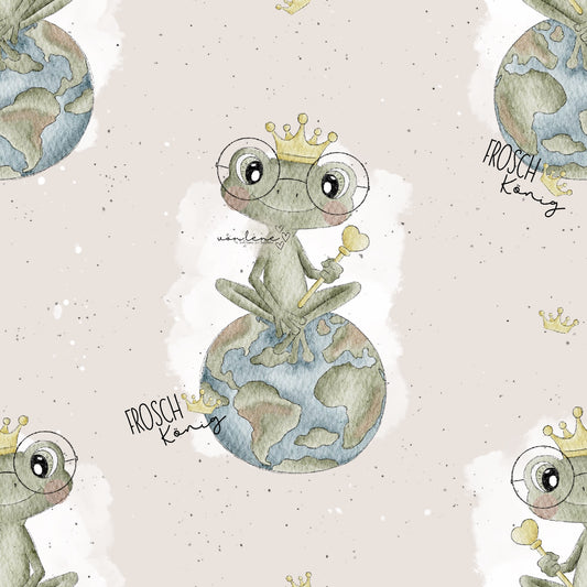 Frosch König digitales Design