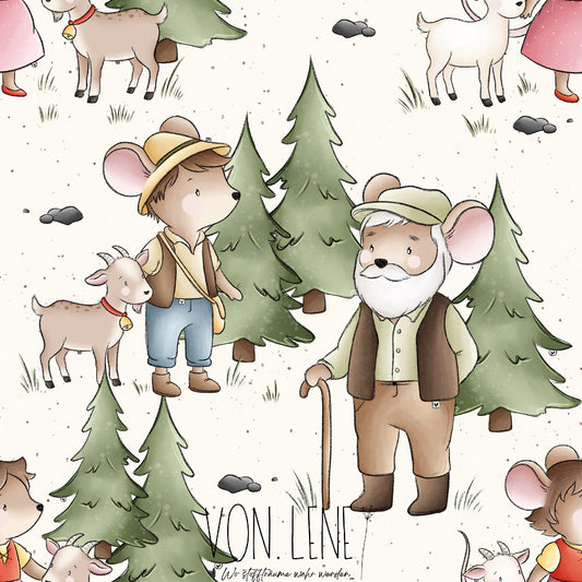 Alpenmäuse digitales Design