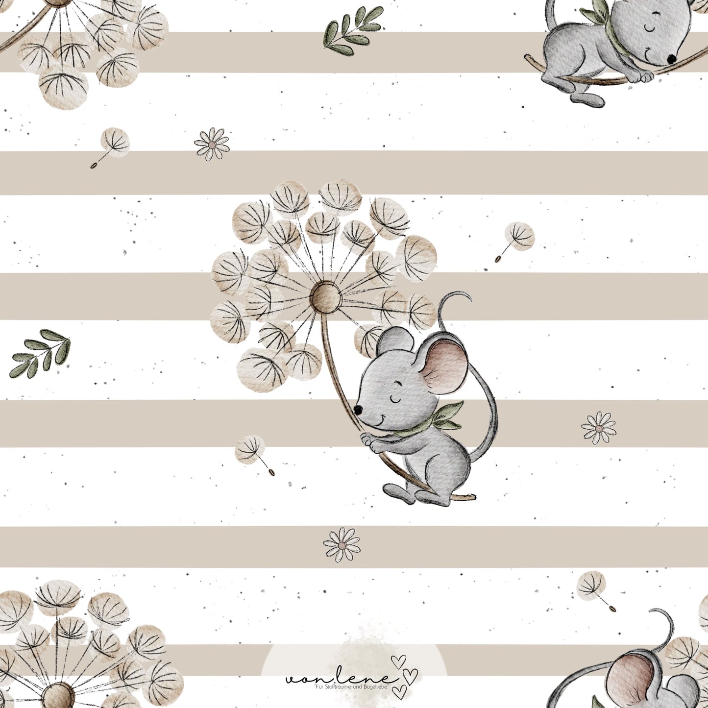 Pusteblume Maus Digital Design