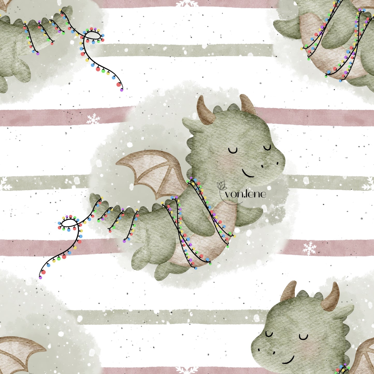 Weihnachtsdrache Design Digital
