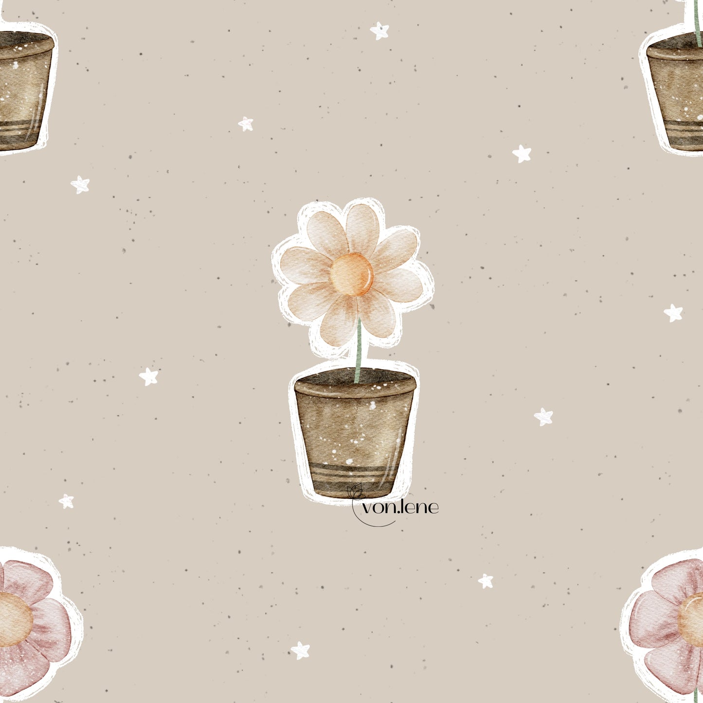 Blume im Topf