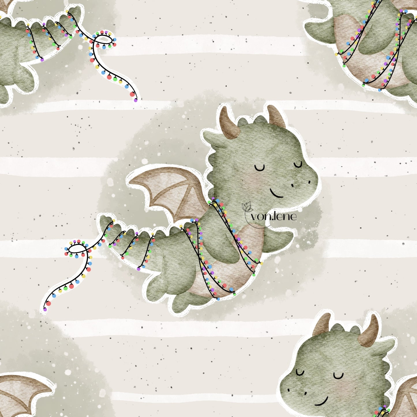 Weihnachtsdrache Design Digital