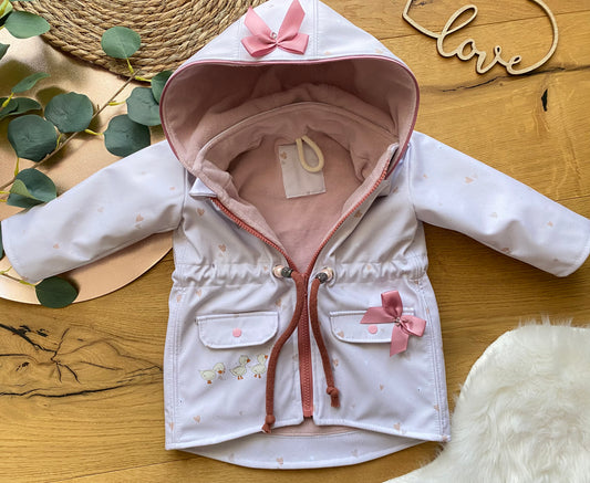 Softshell Liebesglück beige