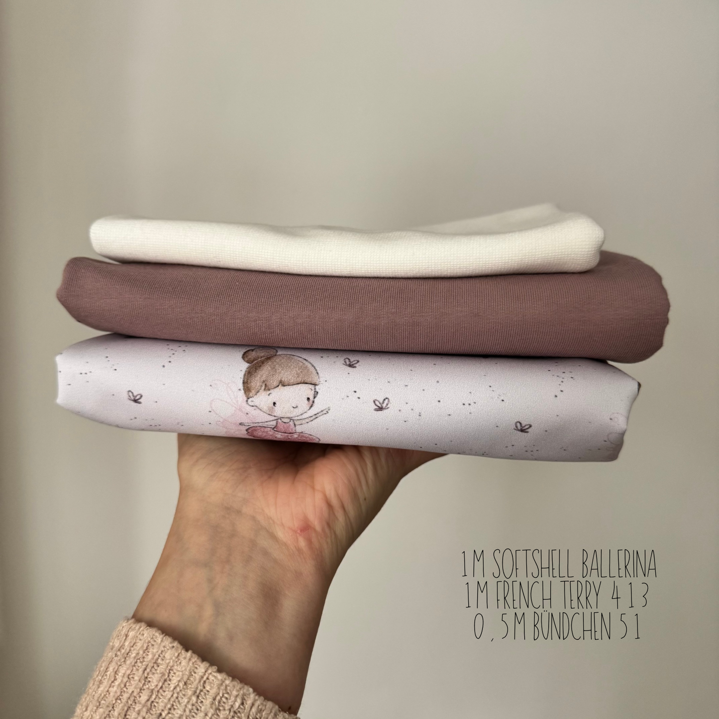 Stoffpaket Softshell Ballerina