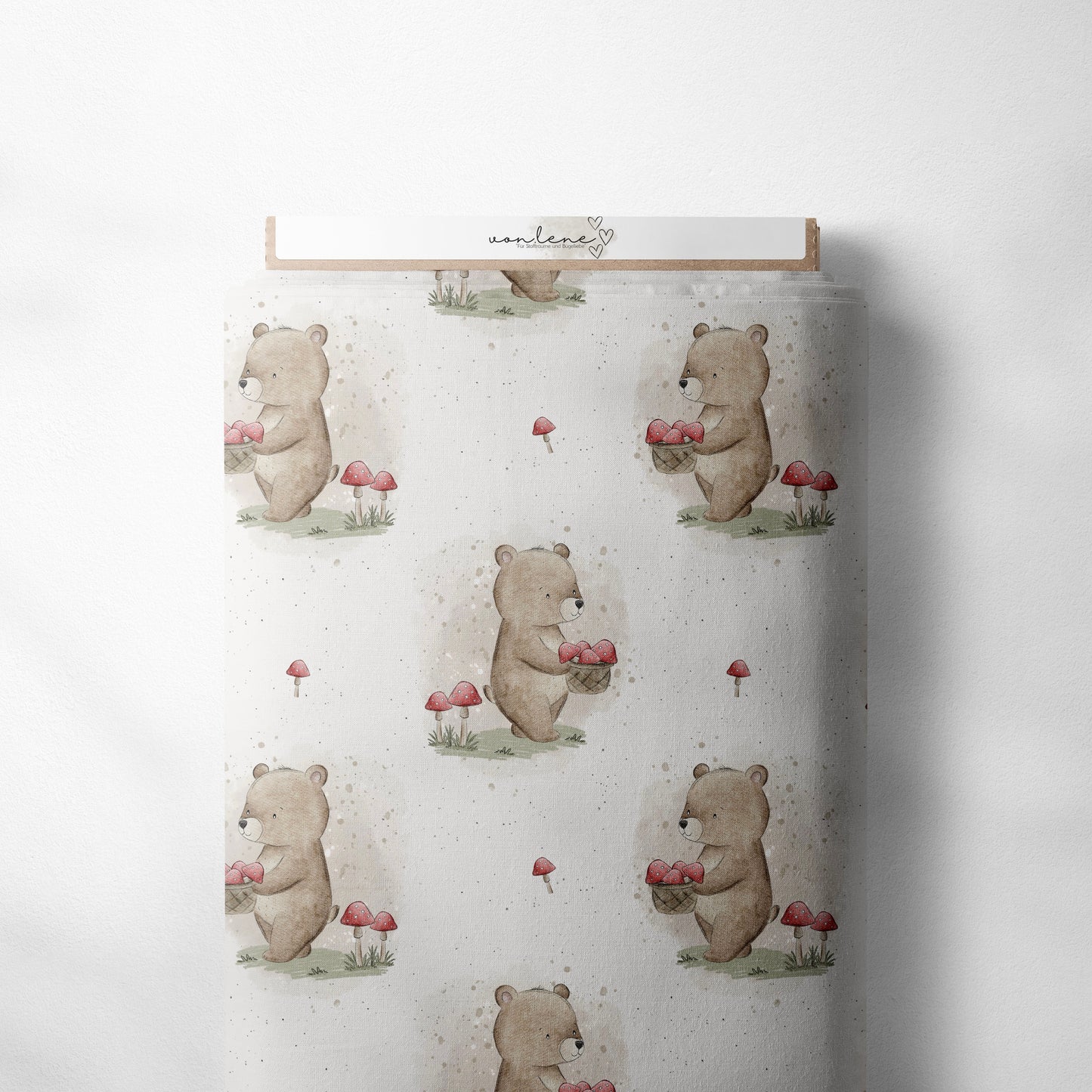 Exklusives Design Bär mit Pilze Digital (michiskreativkiste)