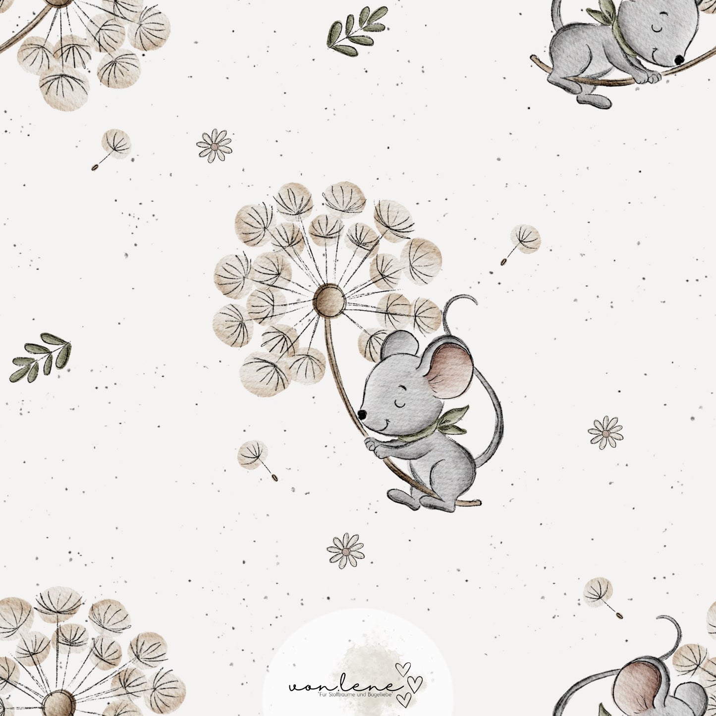 Pusteblume Maus Digital Design