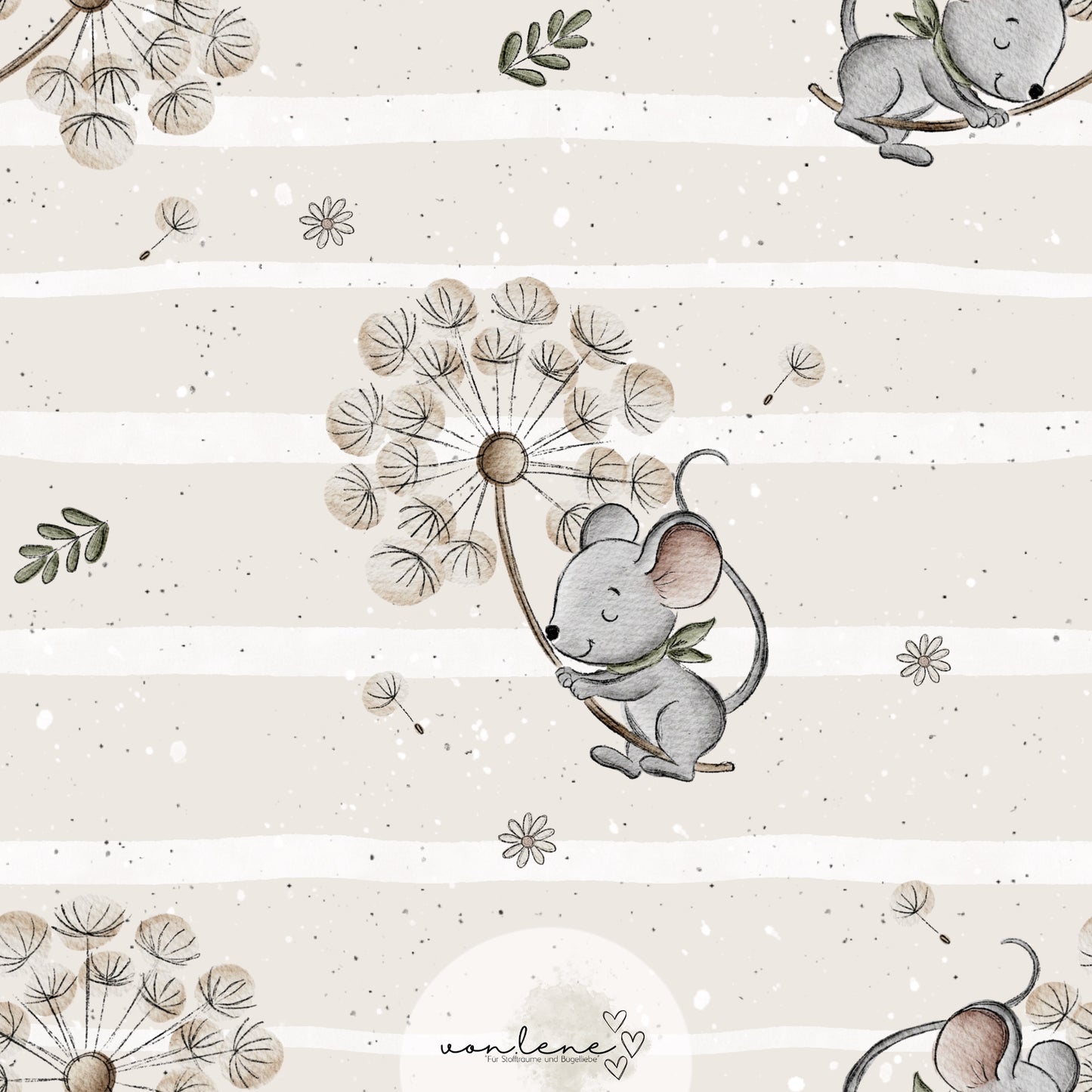 Pusteblume Maus Digital Design
