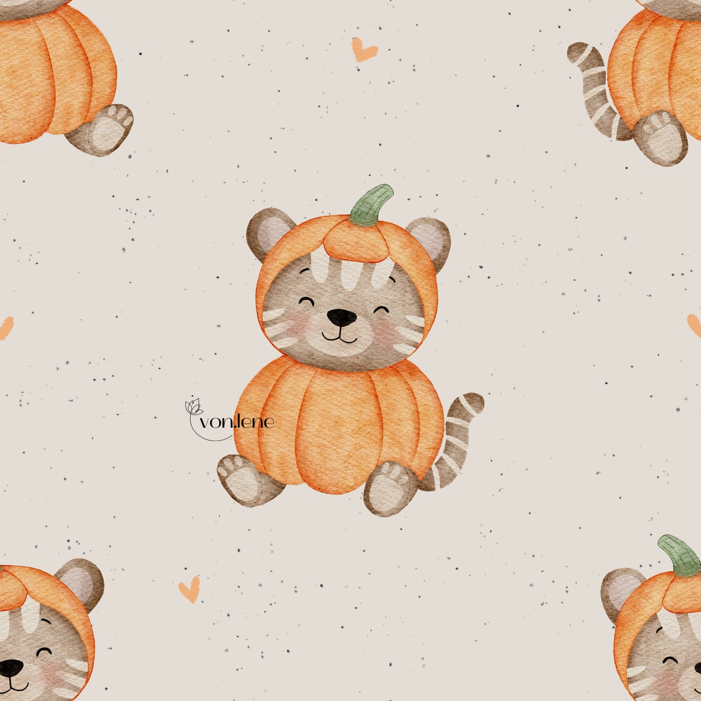 Kürbistiger Design Digital