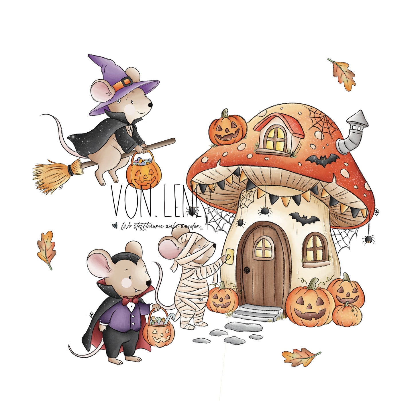 Halloweenmäuse digitales Design