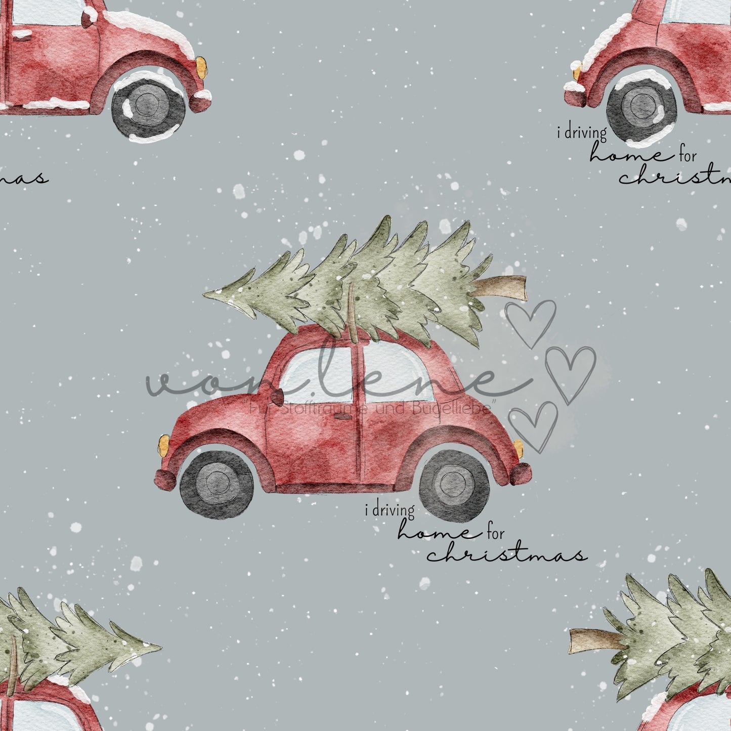 Weihnachtsauto Design Digital