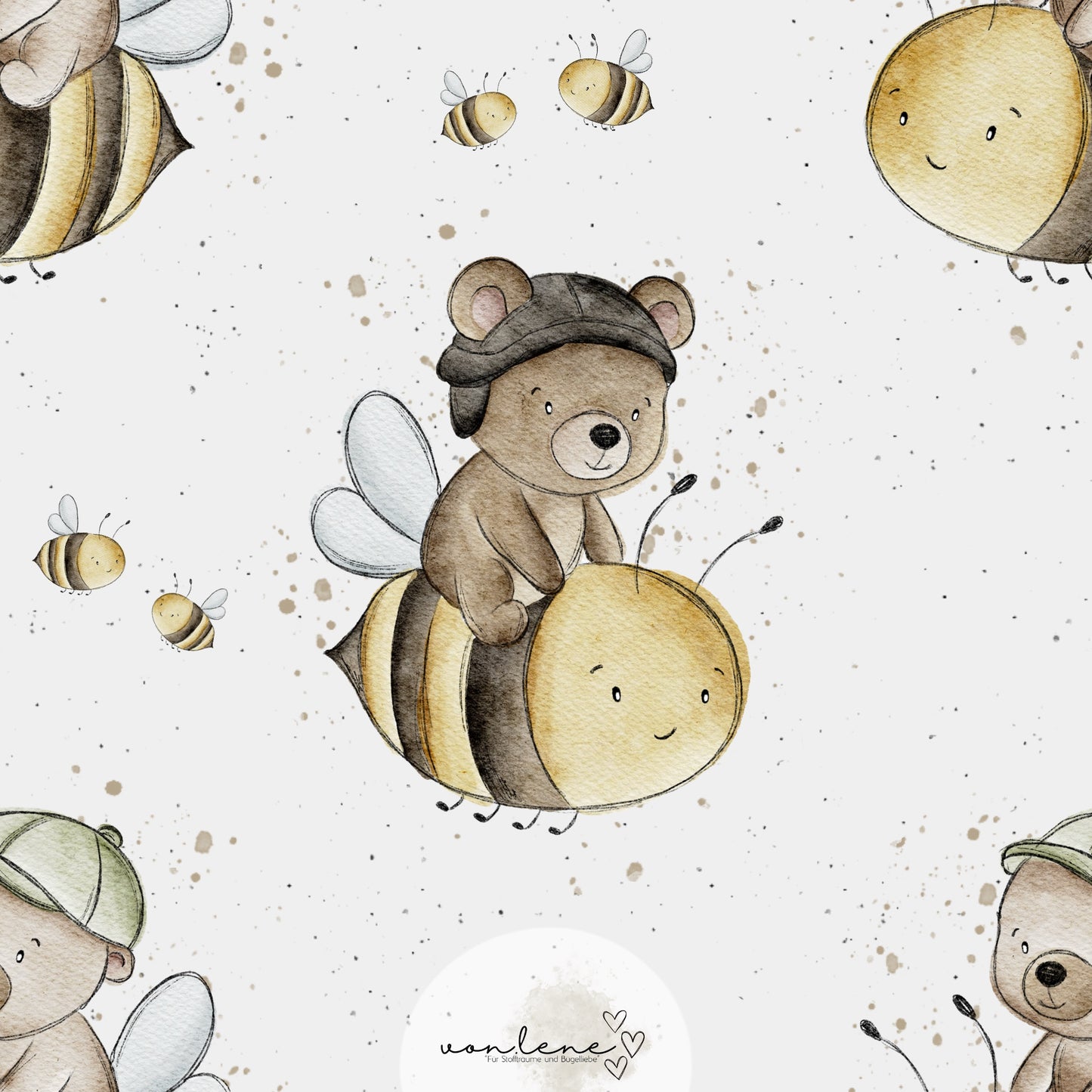 Exklusives Design Bienenbär Digital