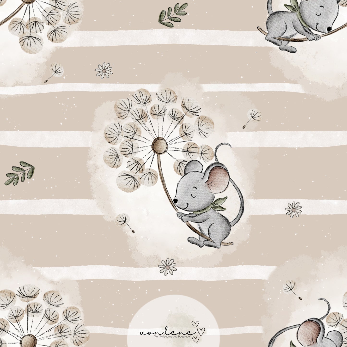Pusteblume Maus Digital Design