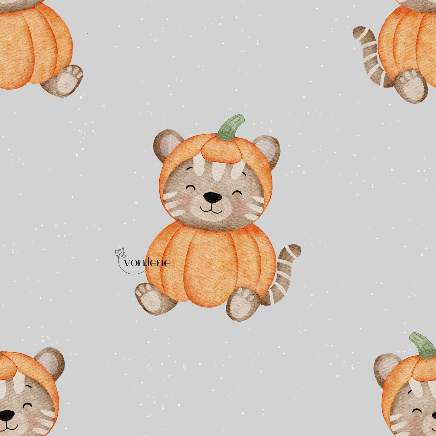 Kürbistiger Design Digital