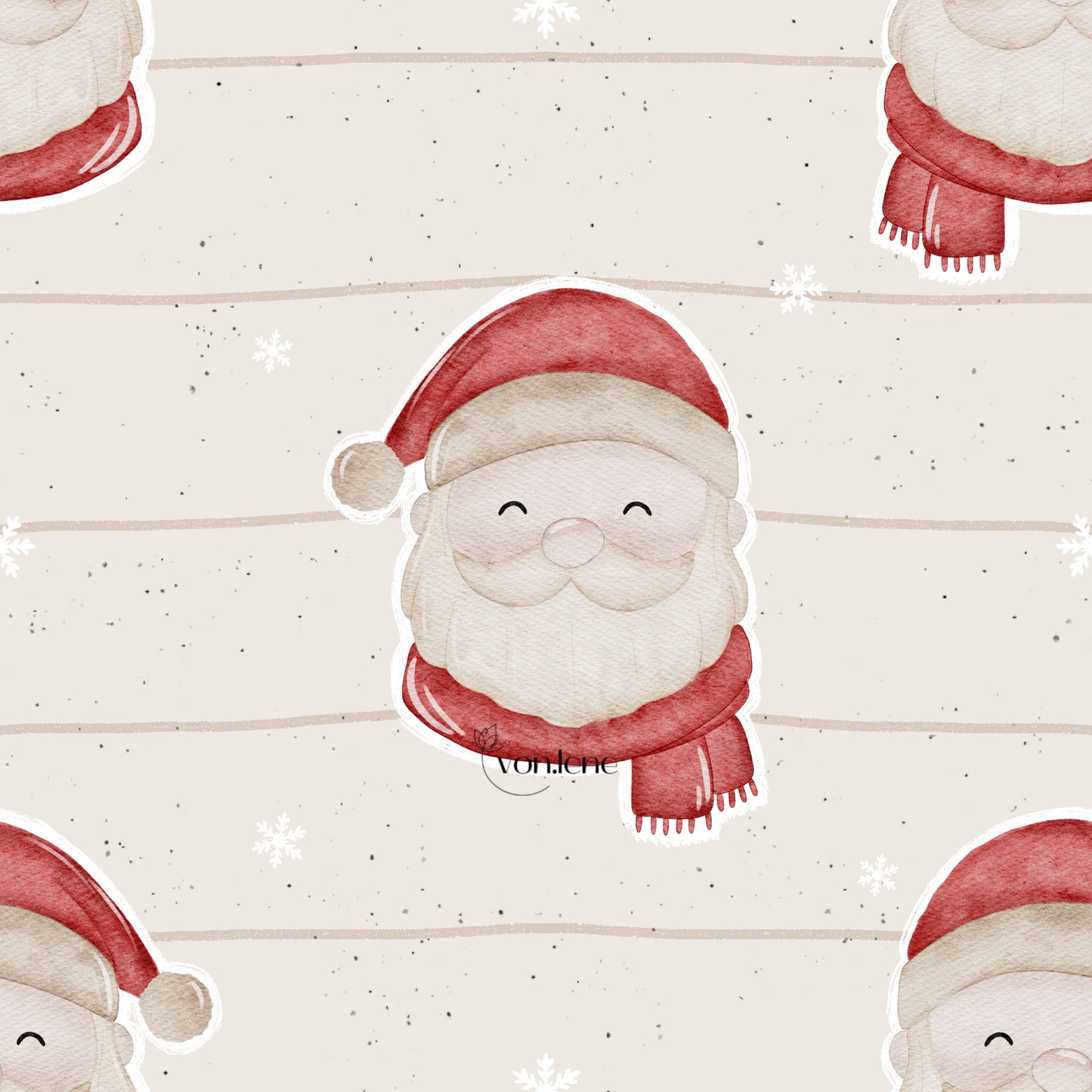 Weihnachtsmann Design Digital