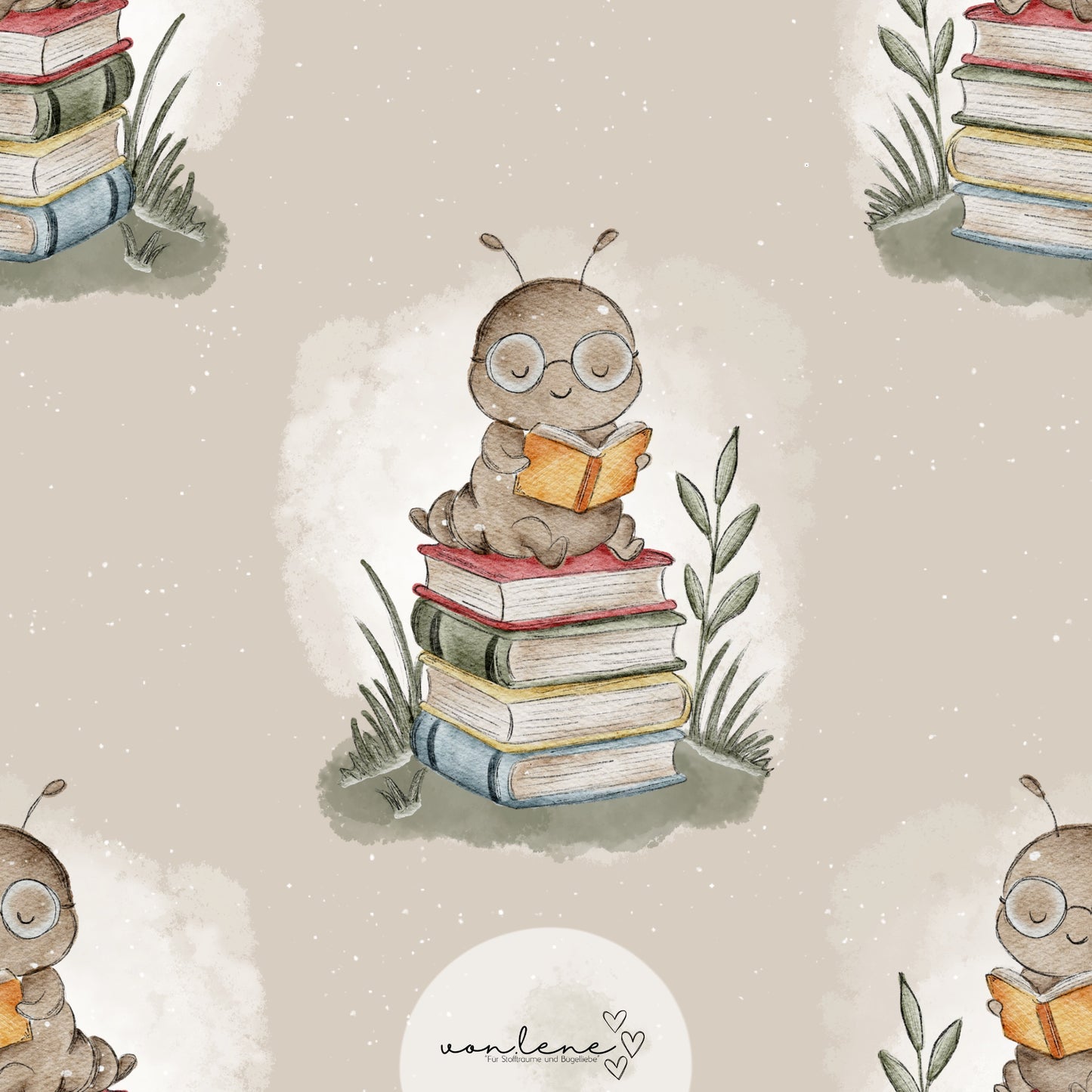 Bücherwurm Digital Design