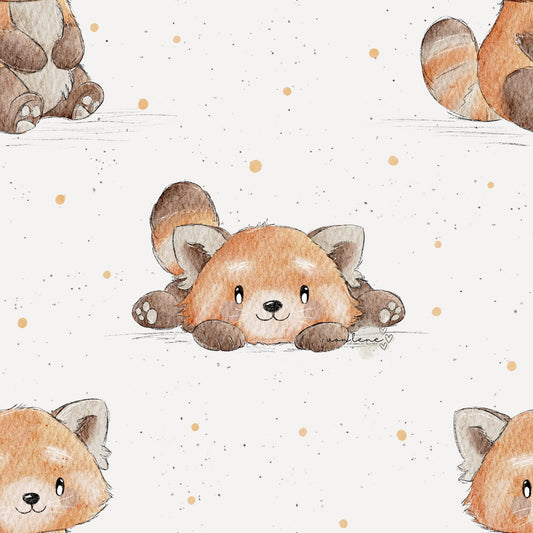 Roter Panda digitales Design