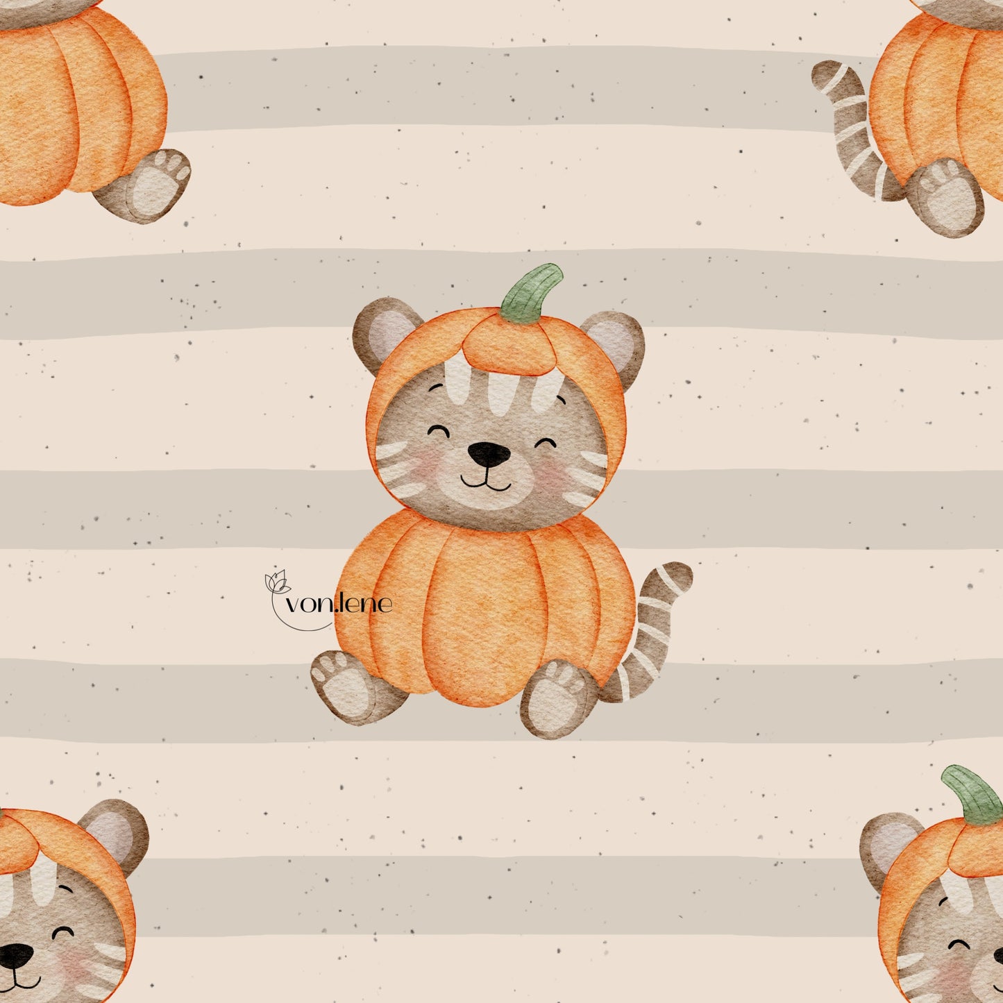 Kürbistiger Design Digital