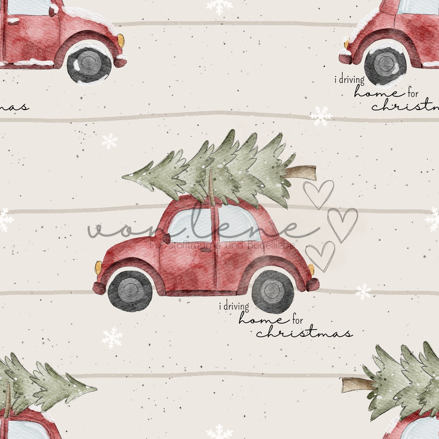 Weihnachtsauto Design Digital