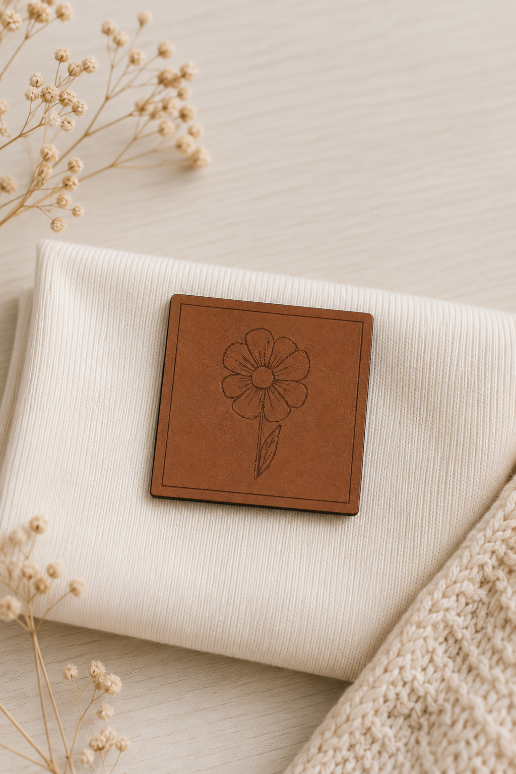 Lederlabel BLUME