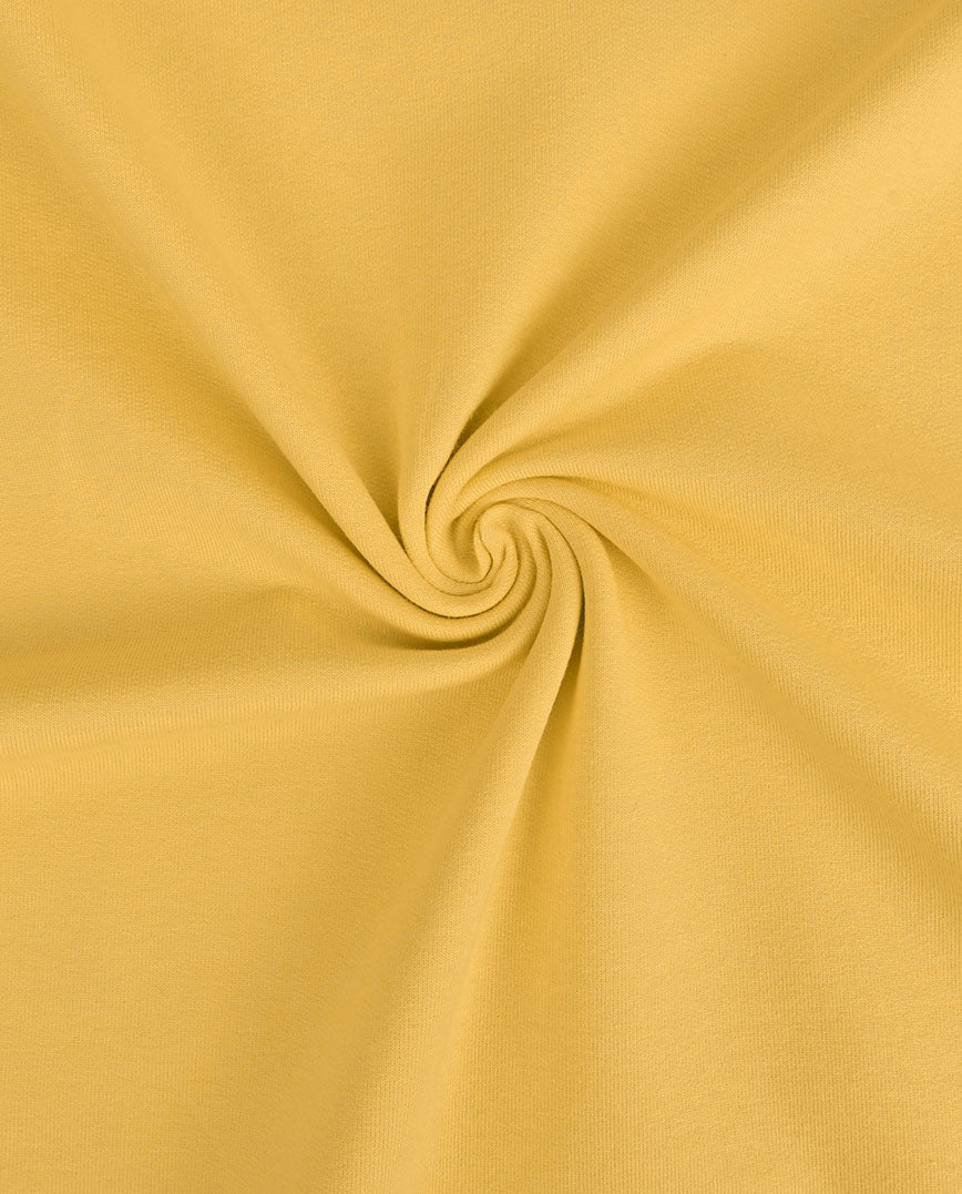 French Terry uni Hellgelb 632