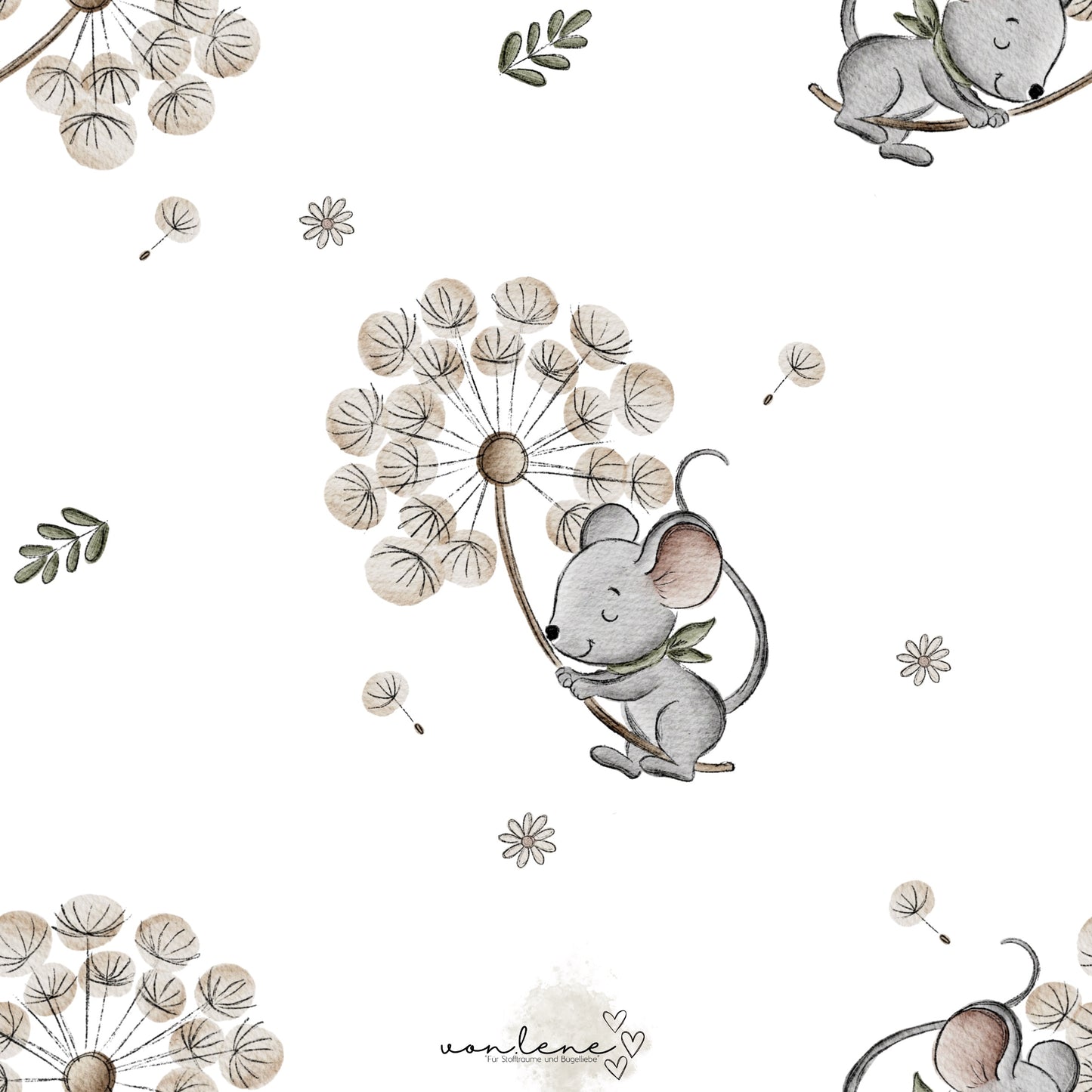 Pusteblume Maus Digital Design