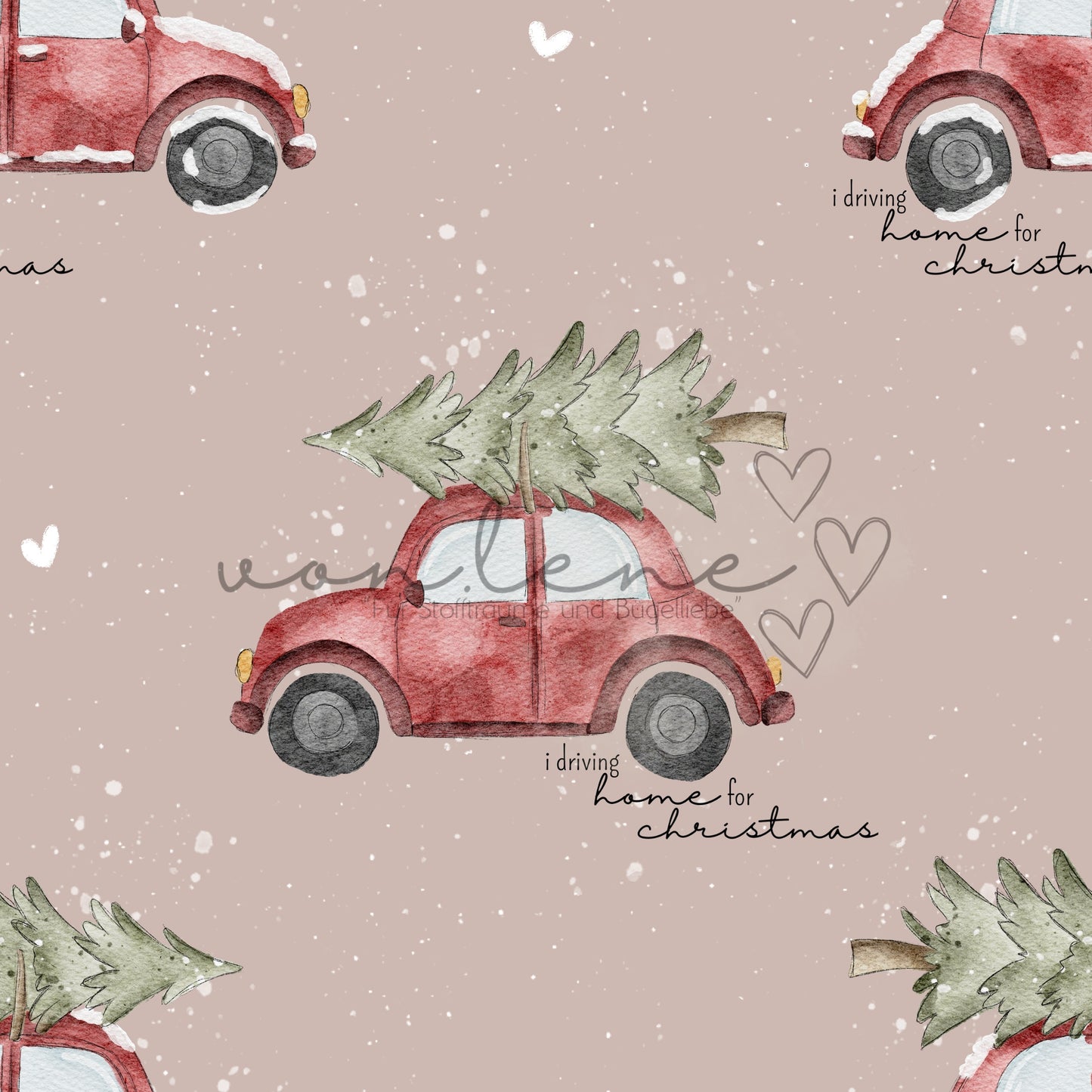 Weihnachtsauto Design Digital