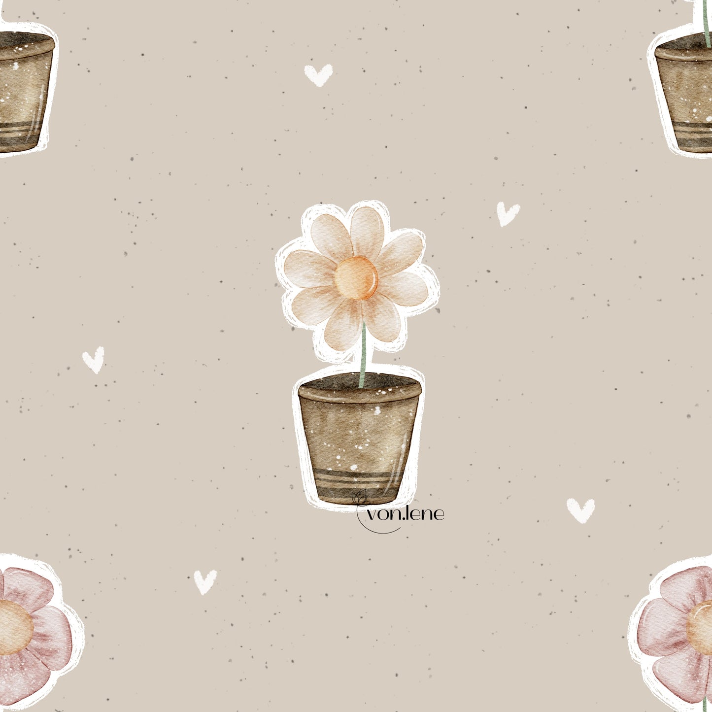 Blume im Topf