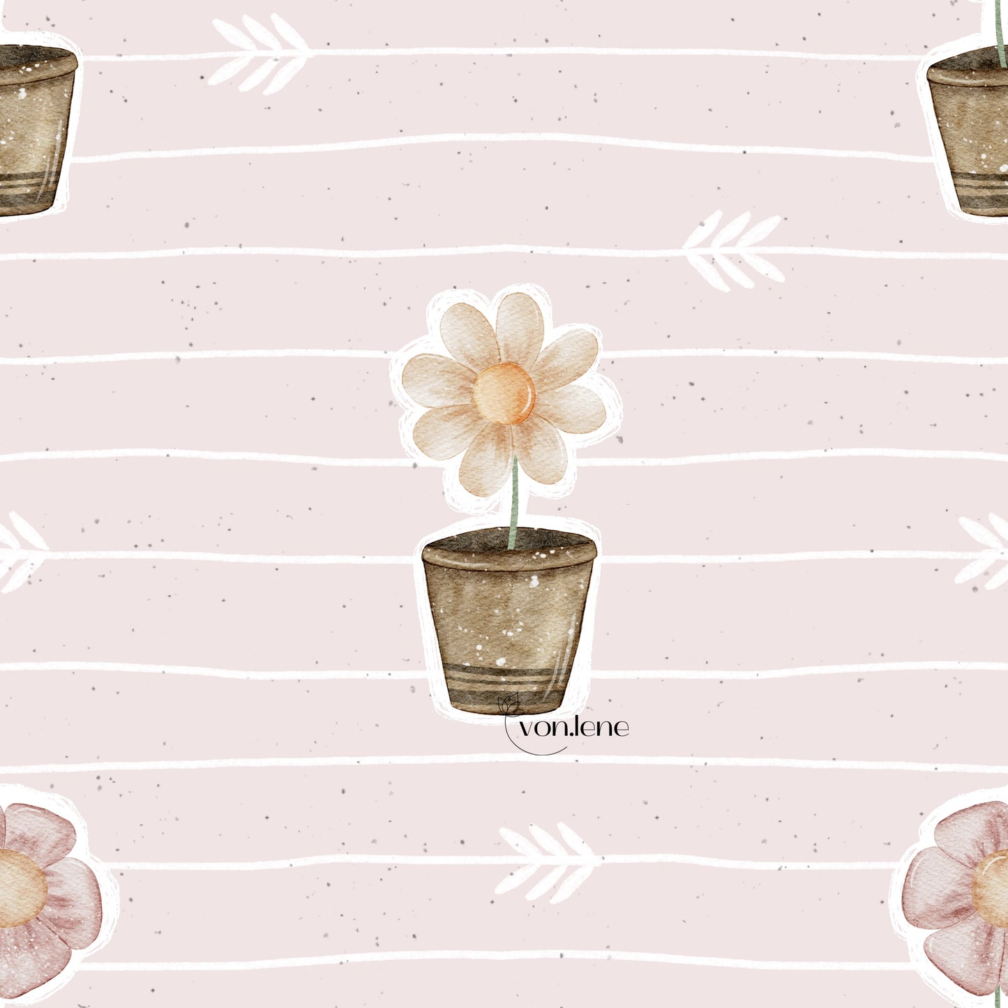 Blume im Topf