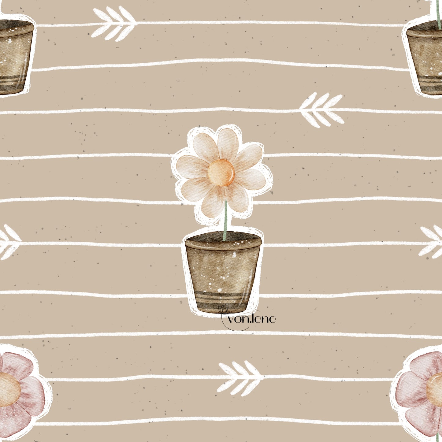 Blume im Topf