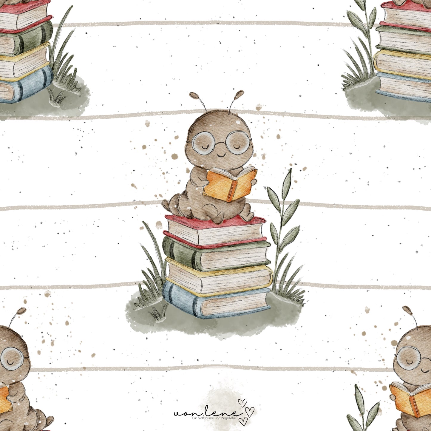 Bücherwurm Digital Design