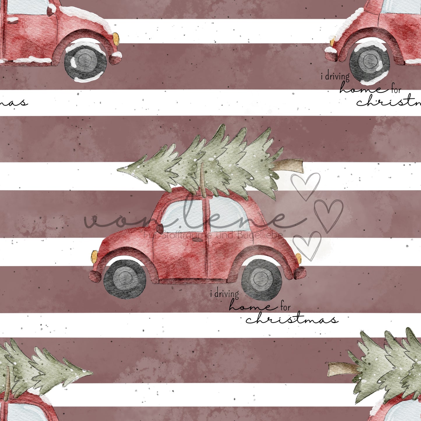Weihnachtsauto Design Digital