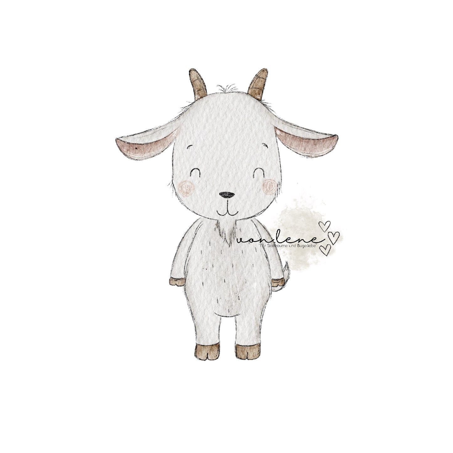 Ziegenstall digitales Design