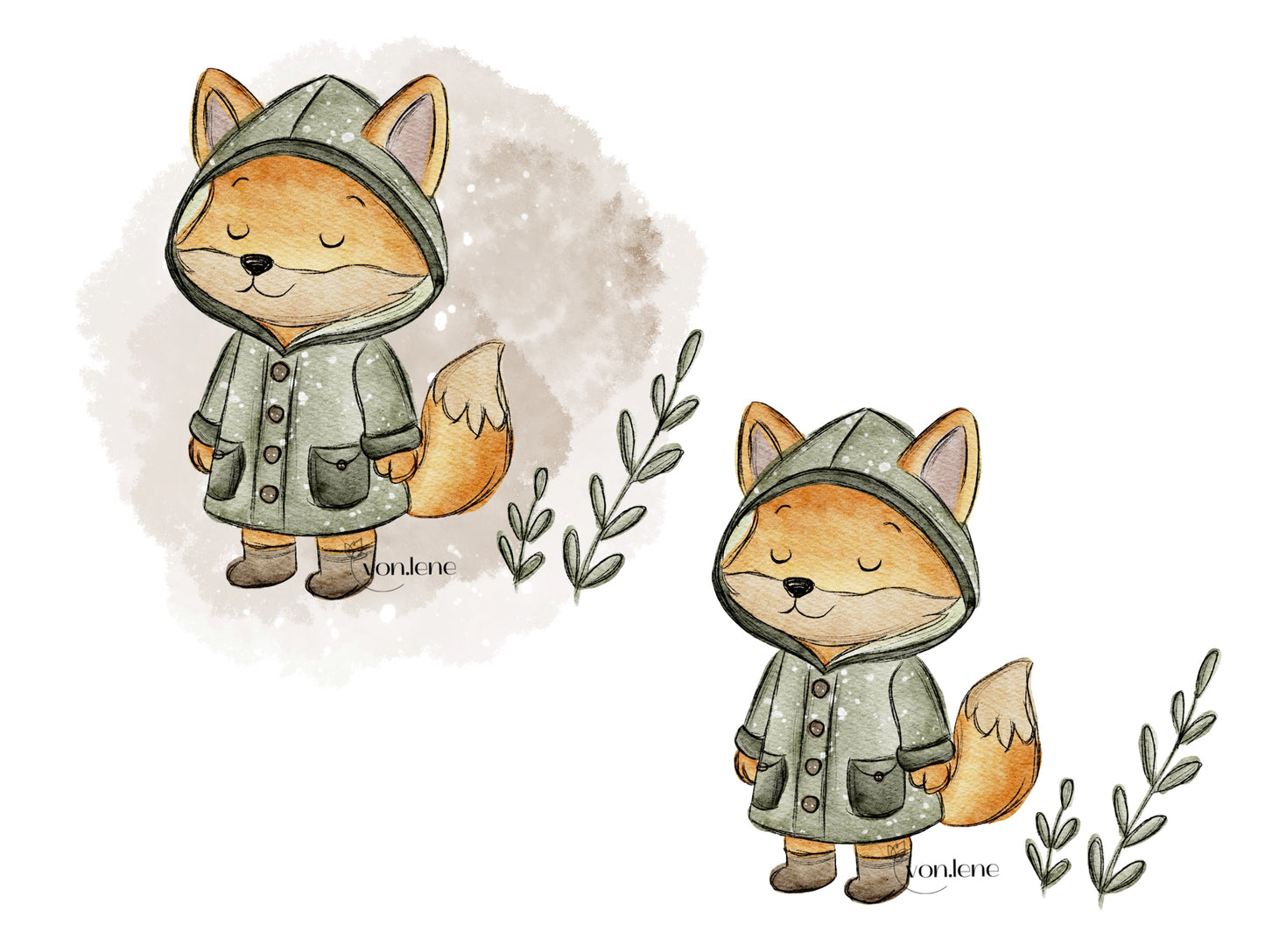 Regenfuchs Digital PNG