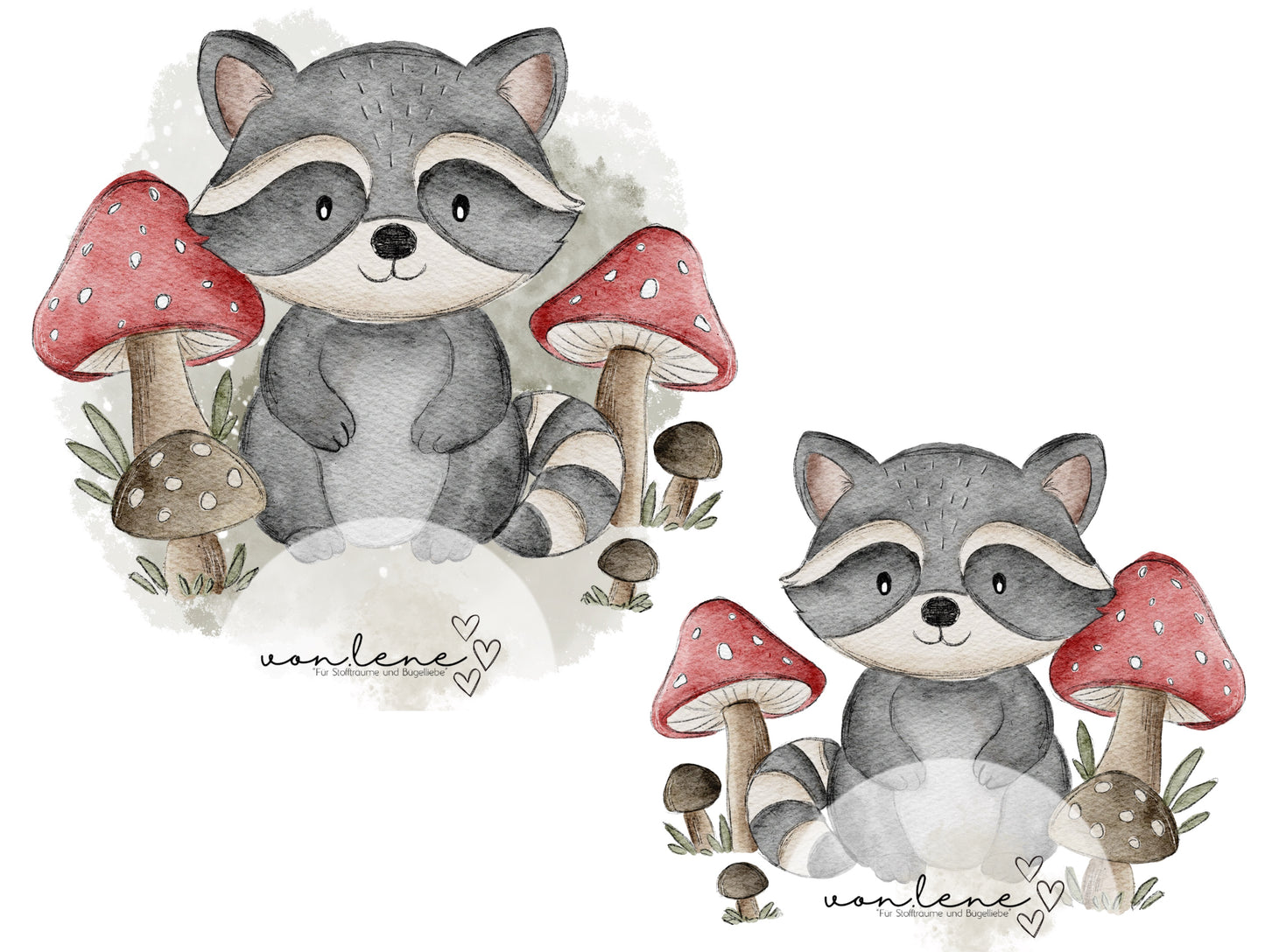 Waschbär Digital PNG