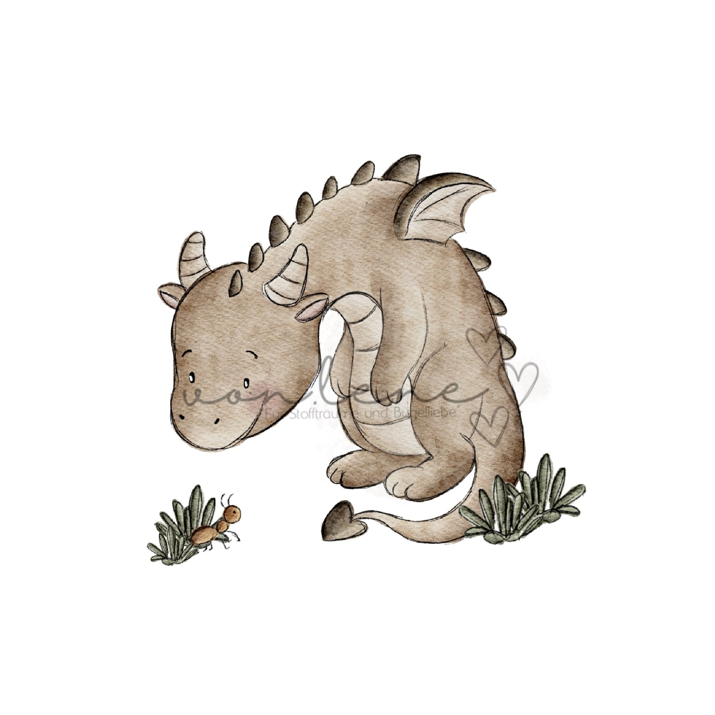 Ameise & Drache digitales Design