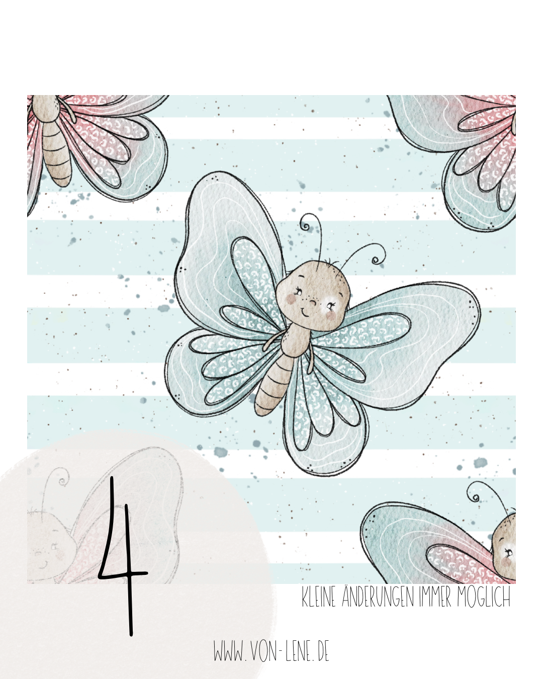 Leo der Schmetterling  digitales Design