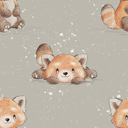 Roter Panda digitales Design