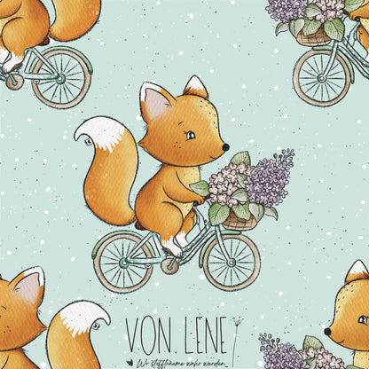 Frühlingsfuchs digitales Design