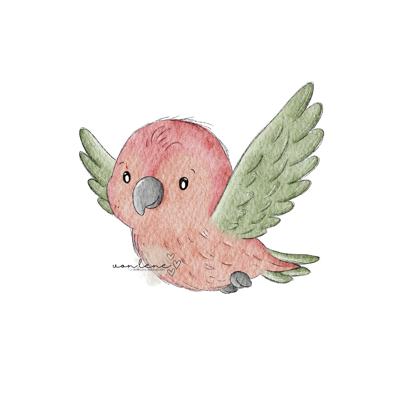 Papagei digitales Design