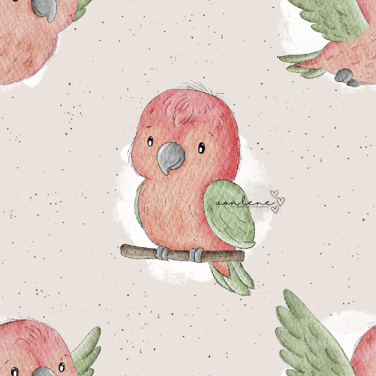 Papagei digitales Design