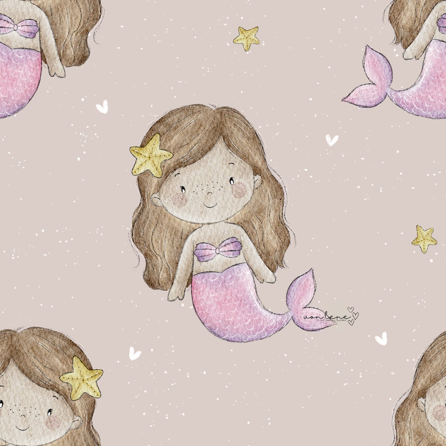 Meerjungfrau digitales Design