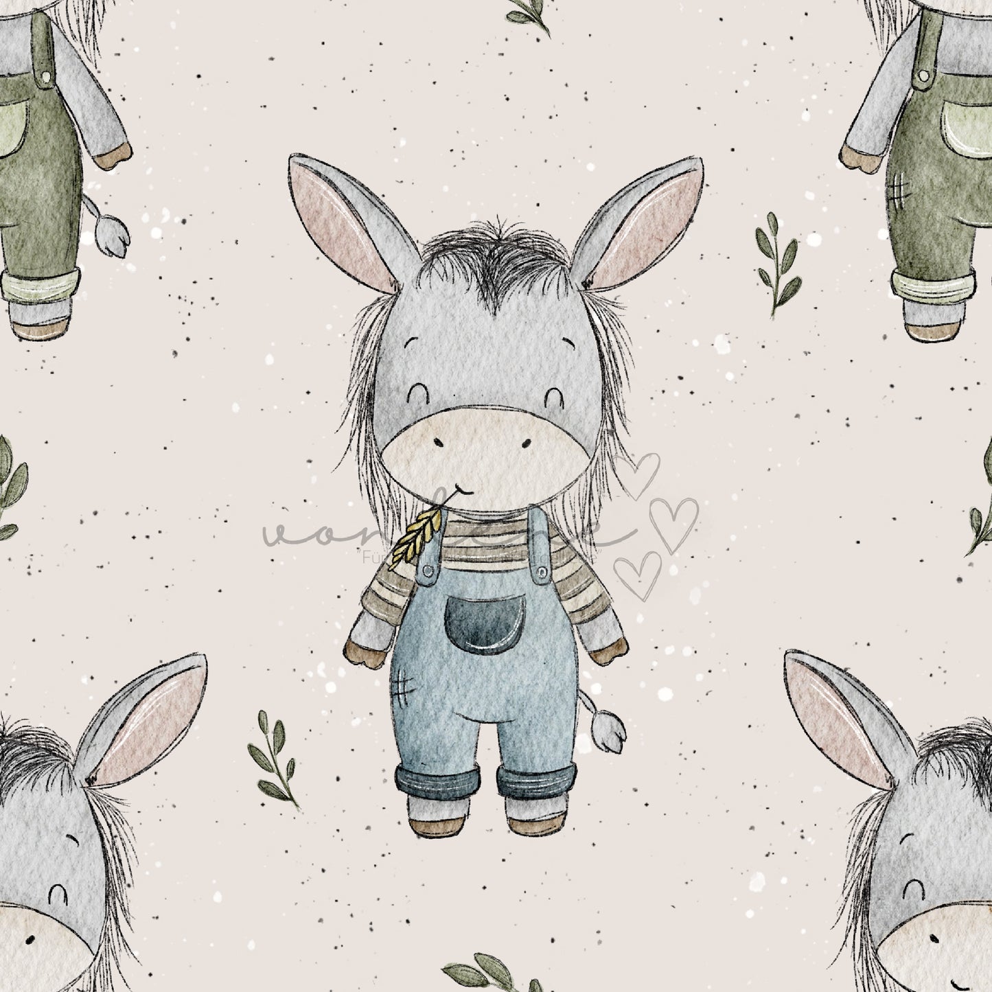 Emil der Esel digitales Design